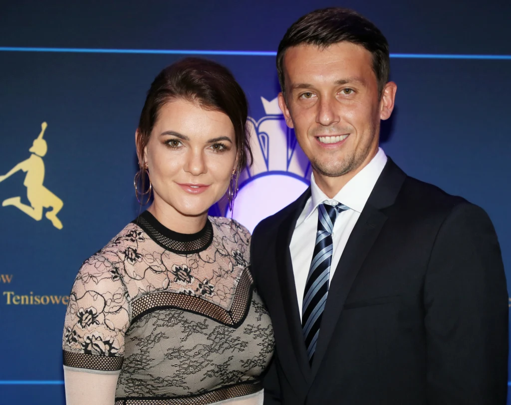 Agnieszka Radwańska i Dawid Celt