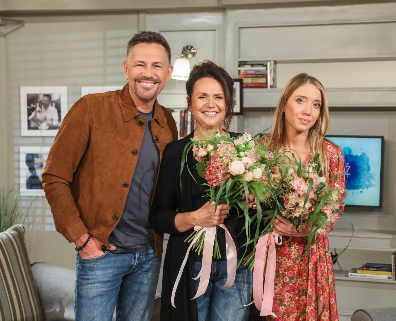 Krzysztof Ibisz, Małgorzata Pieńkowska, Ina Sobala Krzysztof Ibisz, Małgorzata Pieńkowska, Ina Sobala