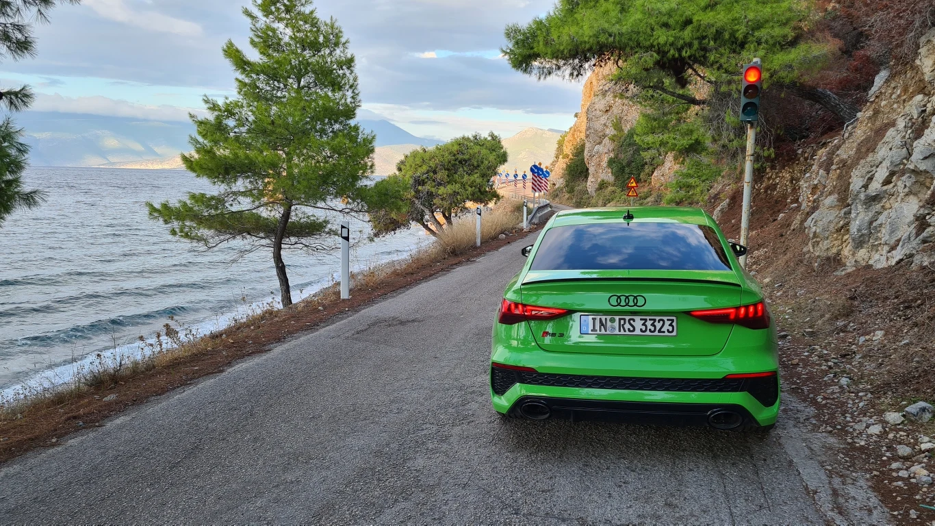Audi RS3. Pierwsza jazda. Grecja