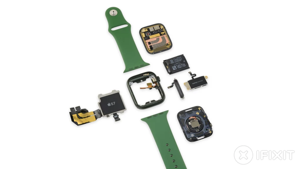 Apple Watch Series 7 rozebrany na czynniki pierwsze - iFixit