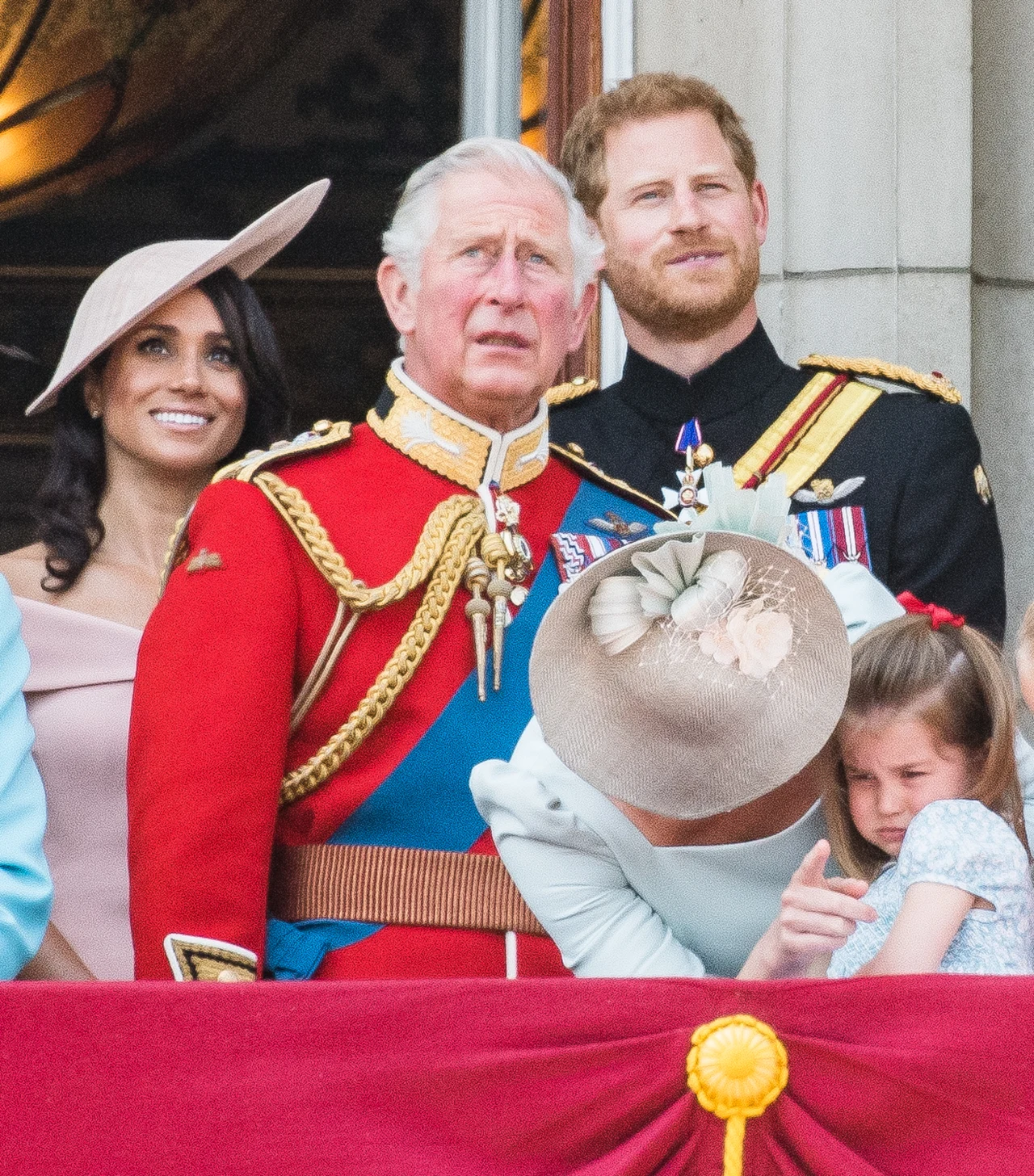 Meghan, książę Karol, książę Harry