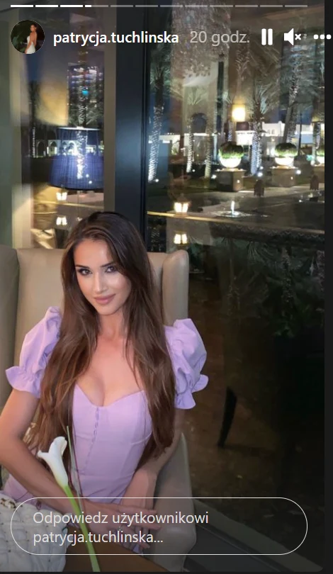 Patrycja Tuchlińska w Dubaju/ zdjęcie pochodzi z https://www.instagram.com/patrycja.tuchlinska/?hl=pl 