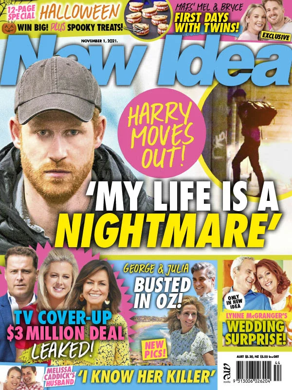 Okładka magazynu "New Idea" Okładka magazynu "New Idea"