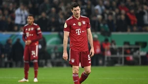 Robert Lewandowski na pierwszym planie
