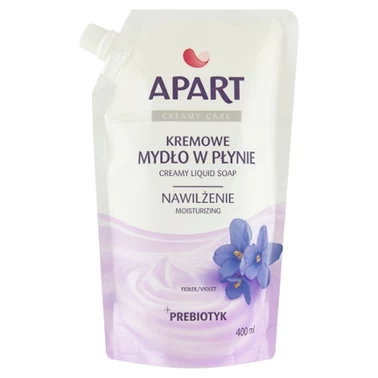 Apart Creamy Care Kremowe mydło w płynie fiołek 400 ml - 0