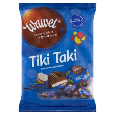 Wawel Tiki Taki kokosowo-orzechowe Czekoladki nadziewane 1000 g - 1