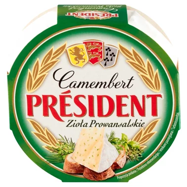 Président Ser Camembert zioła prowansalskie 120 g - 0