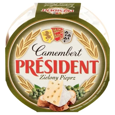 Président Ser Camembert zielony pieprz 120 g - 0