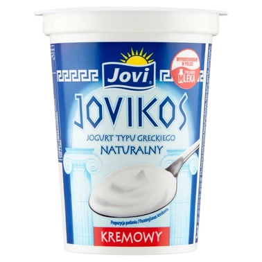 Jovi Jovikos Jogurt typu greckiego naturalny kremowy 360 g - 1
