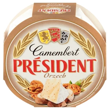 Président Ser Camembert orzech 120 g - 0