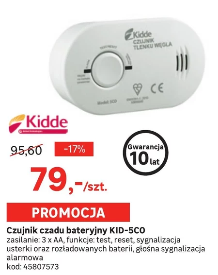 Czujnik czadu Kidde