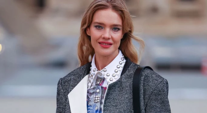 Natalia Vodianova podczas tegorocznego Tygodnia Mody w Paryżu 