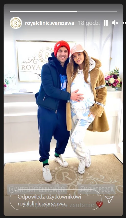 Joanna Opozda i Antoni Królikowski