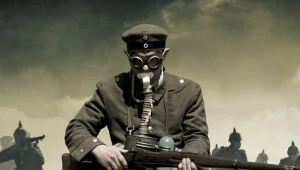 Kadr z filmu "Obłoki śmierci - Bolimów 1905"