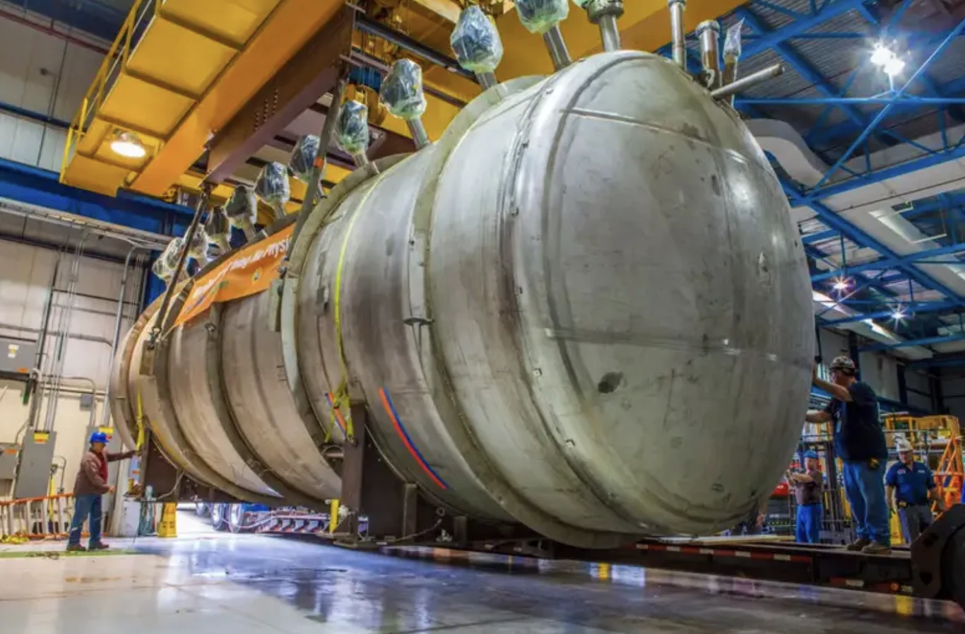 Część eksperymentu MicroBooNE Część eksperymentu MicroBooNE