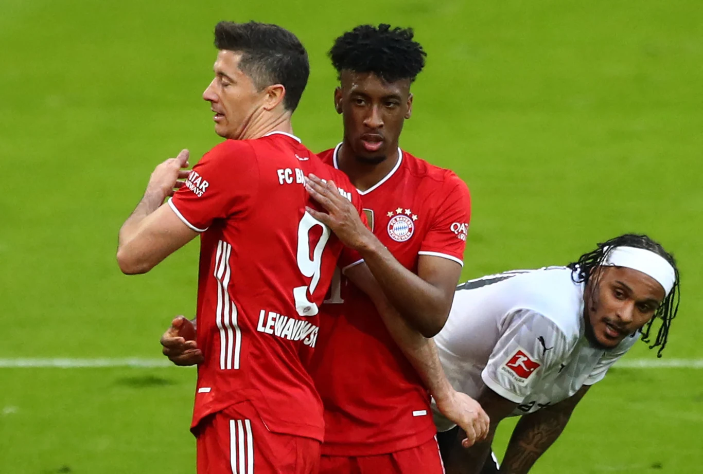 Robert Lewandowski i Kingsley Coman