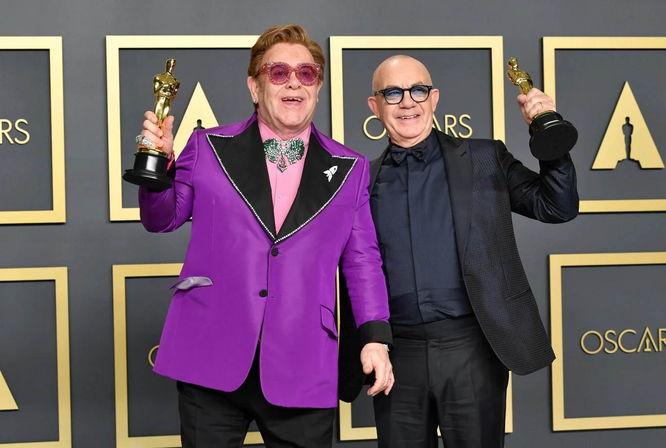 Elton John i autor tekstów Bernie Taupin Elton John i autor tekstów Bernie Taupin
