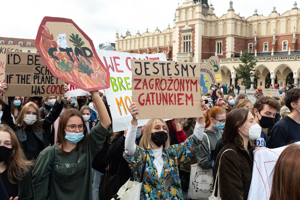 Młodzieżowy Strajk Klimatyczny.