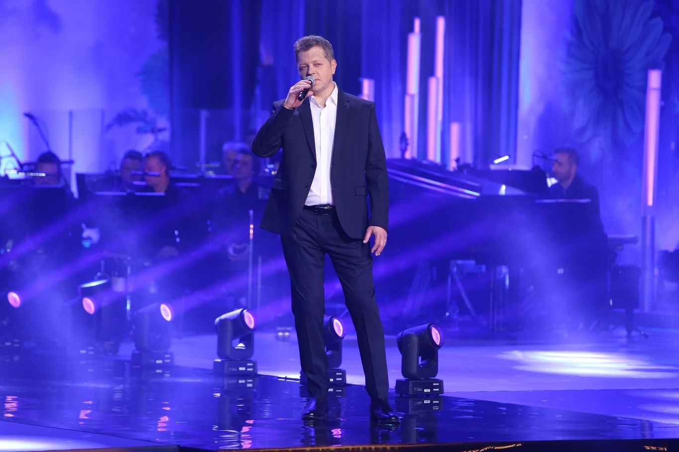 Krzysztof Kiljański podczas koncertu "Ocalić od zapomnienia".