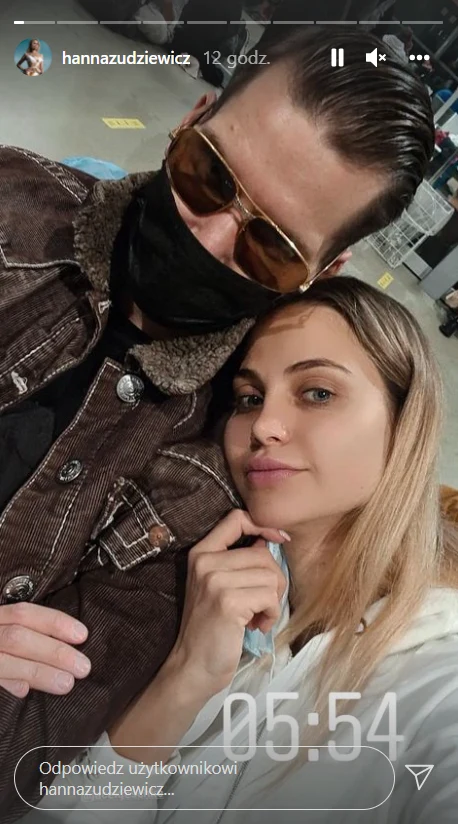 Hanna Żudziewcz i Jacek Jeschke / fot. https://www.instagram.com/hannazudziewicz/