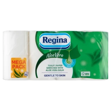 Regina Aloe Vera Papier toaletowy 16 rolek - 0