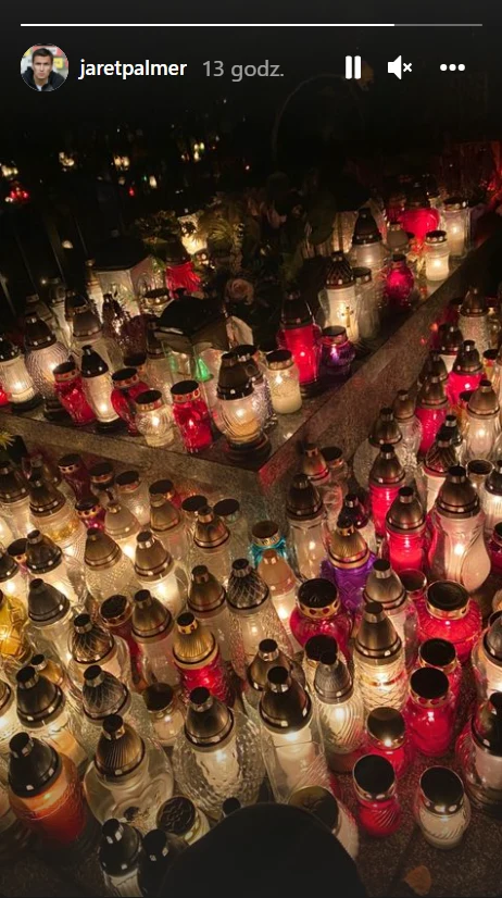 Jarosław Bieniuk na grobie Anny Przybylskiej fot. Instagram (instagram.com/jaretpalmer) Jarosław Bieniuk na grobie Anny Przybylskiej fot. Instagram (instagram.com/jaretpalmer)