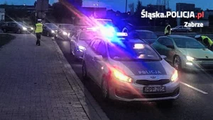 Na parking "udaremnić nielegalne wyścigi" przyjechali policjanci z całego województwa śląskiego