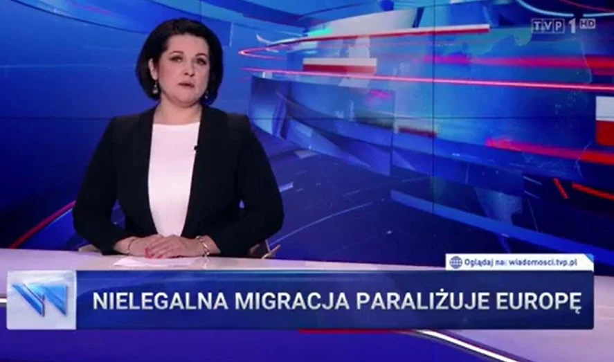 Edyta Lewandowska w "Wiadomościach" /źródło: tvp.vod.pl/