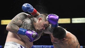 Andy Ruiz junior (z lewej) i Chris Arreola