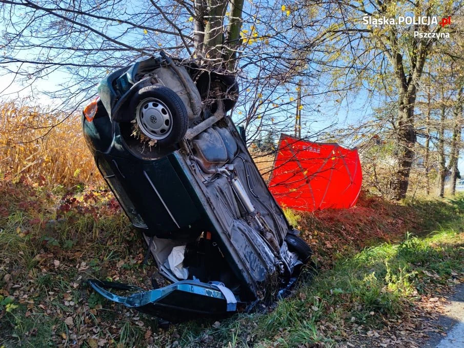 Jednak osoba z Volkswagena zginęła, druga została ciężko ranna