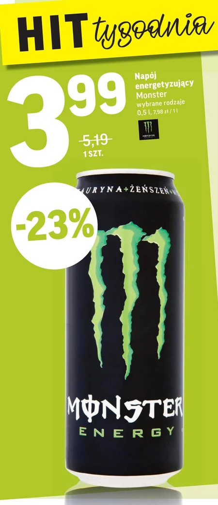 Napój energetyczny Monster