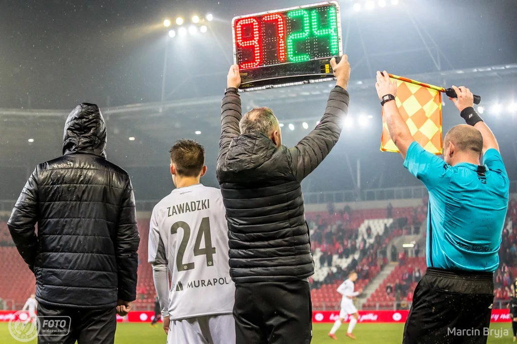 Filip Zawadzki zadebiutował w Widzewie Filip Zawadzki zadebiutował w Widzewie