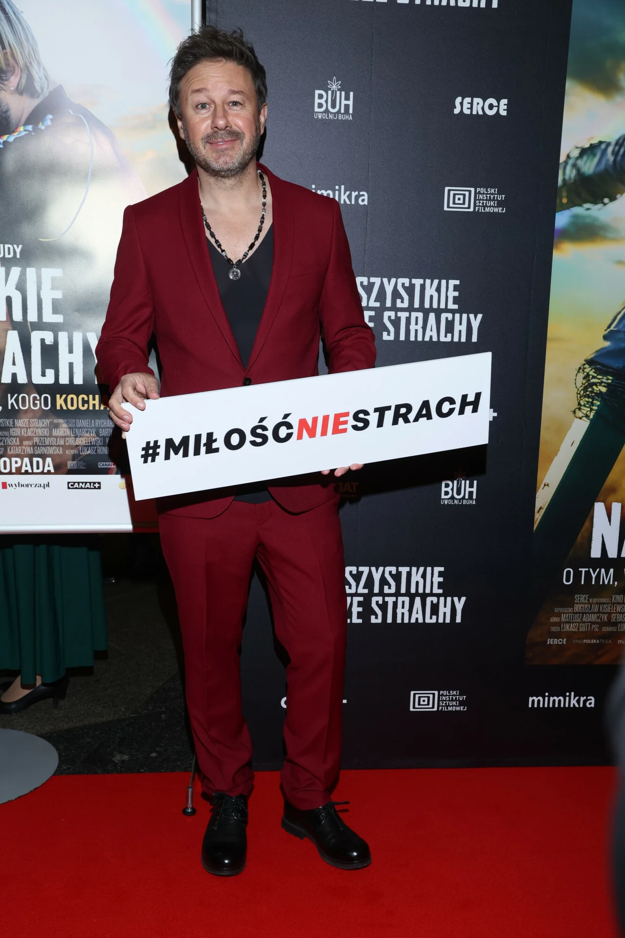 Andrzej Piaseczny na premierze filmu "Wszystkie nasze strachy" Andrzej Piaseczny na premierze filmu "Wszystkie nasze strachy"