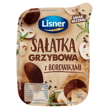 Lisner Sałatka grzybowa z borowikami 140 g - 3