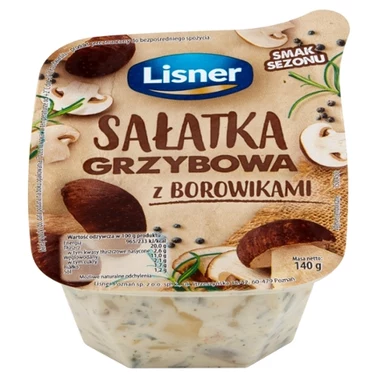 Lisner Sałatka grzybowa z borowikami 140 g - 2