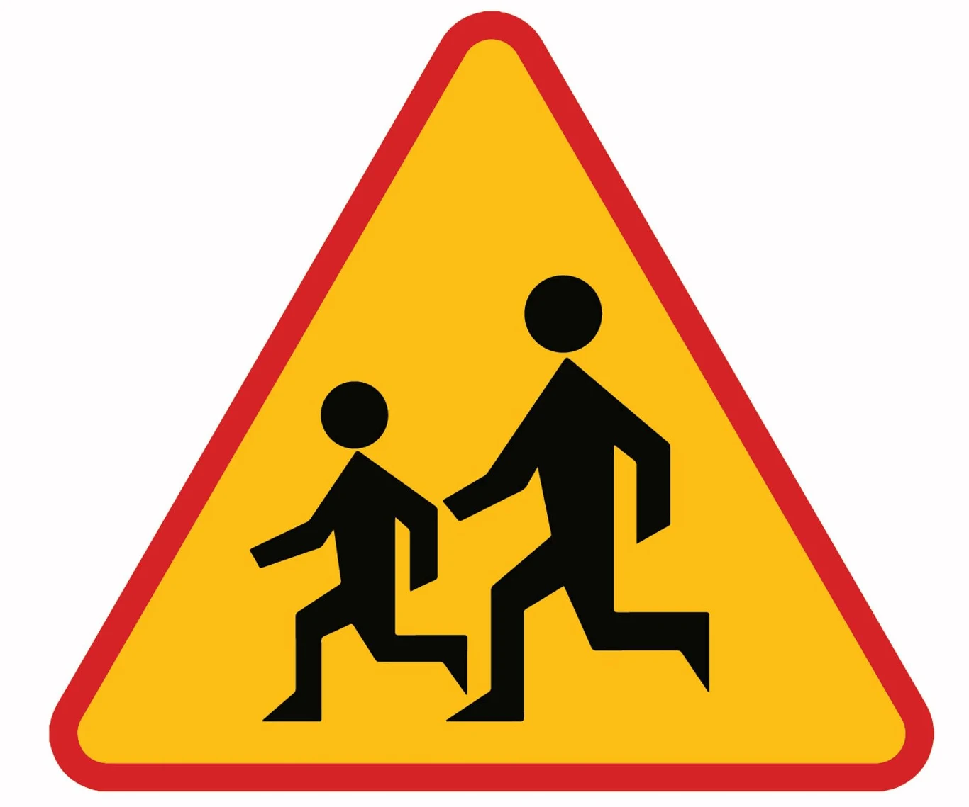 Znak ostrzegawczy A-17. Dzieci.