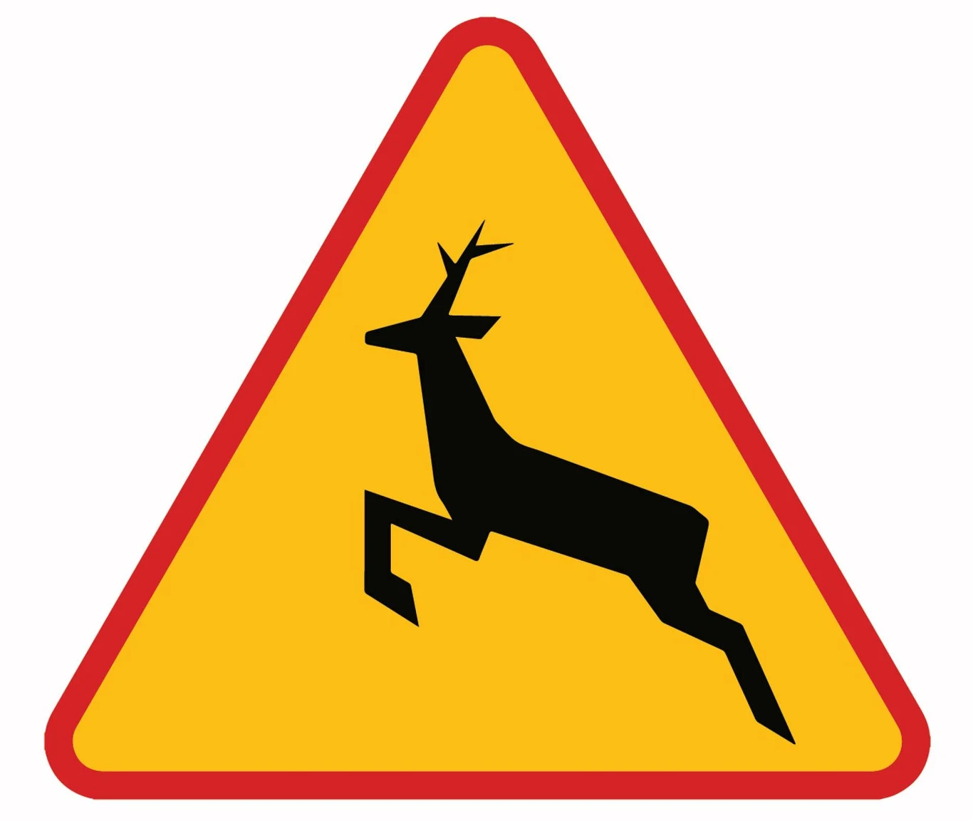 Znak ostrzegawczy A-18b. Zwierzęta dzikie.