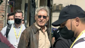 Harrison Ford na planie "Indiany Jonesa 5"