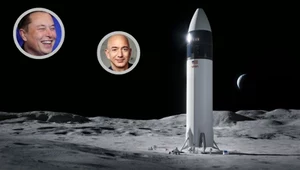 Musk pokonał Bezosa. SpaceX wygrał kontrakt na budowę księżycowego lądownika