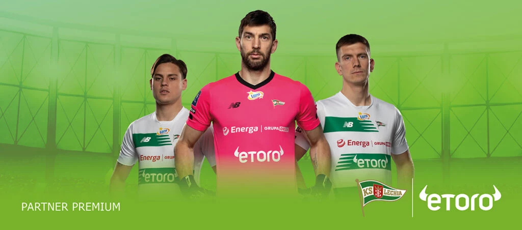 Lechia Gdańsk z nowym partnerem eToro / fot. Lechia