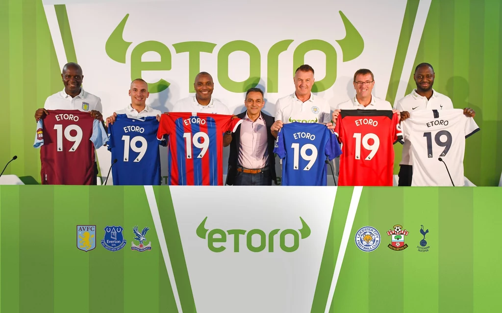 eToro współpracuje z wieloma klubami Premier League