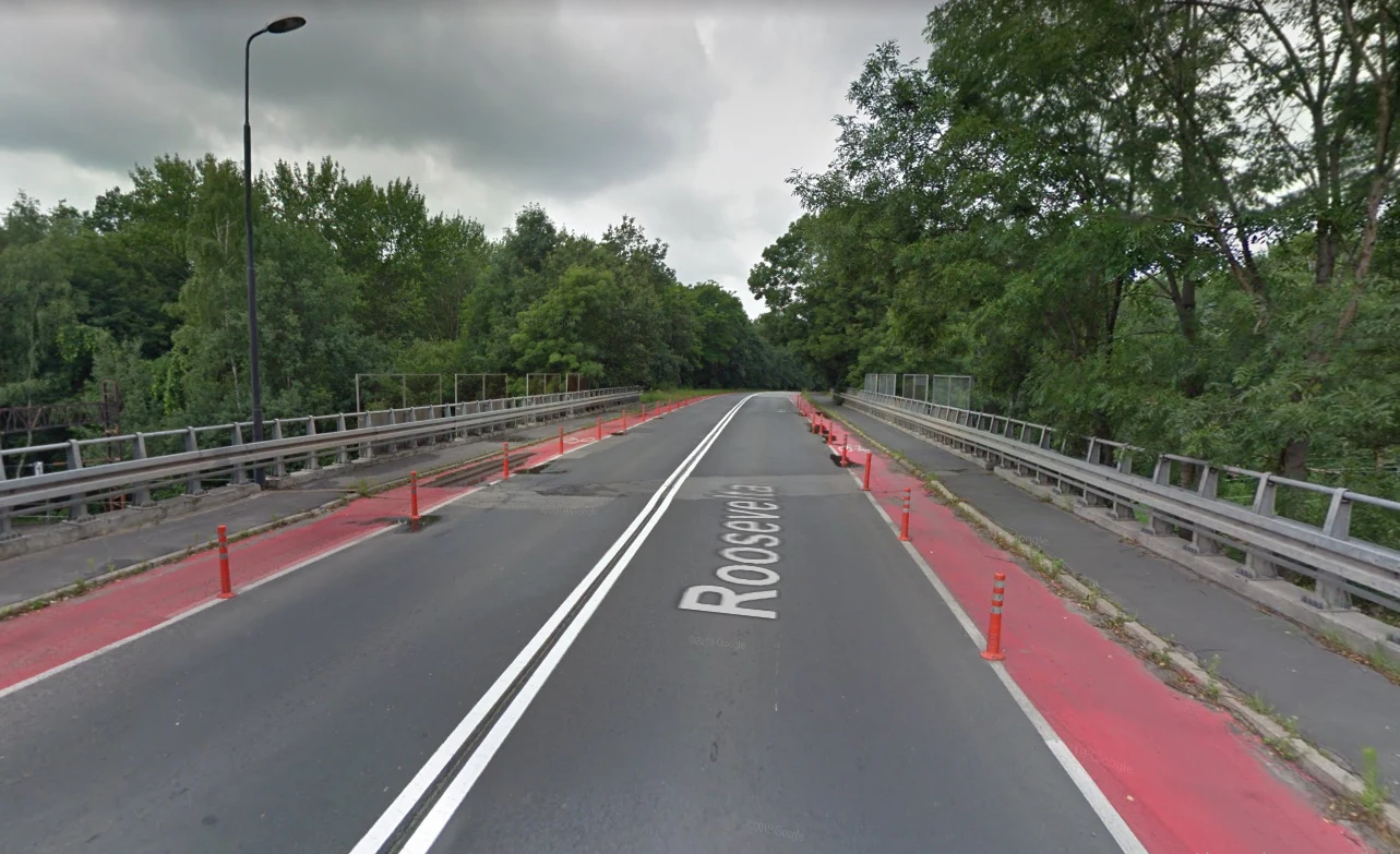 Wiadukt pozostanie zamknięty na rok. Źródło: Google Maps Wiadukt pozostanie zamknięty na rok. Źródło: Google Maps