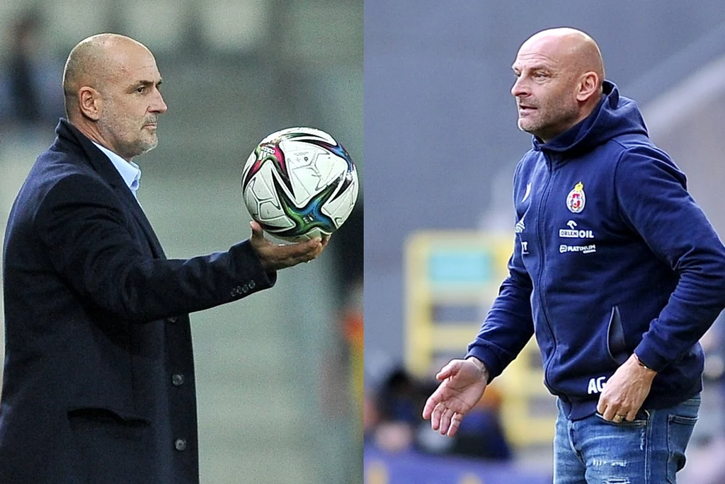 Michał Probierz (z lewej) i Adrian Gul'a Michał Probierz (z lewej) i Adrian Gul'a