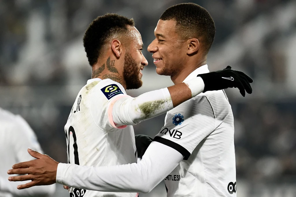 Neymar i Kylian Mbappe Neymar i Kylian Mbappe