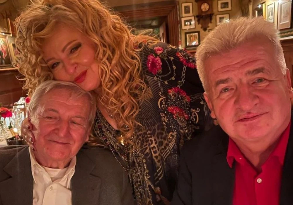 Magda Gessler z ojcem i bratem fot. Instagram (instagram.com/magdagessler_official)