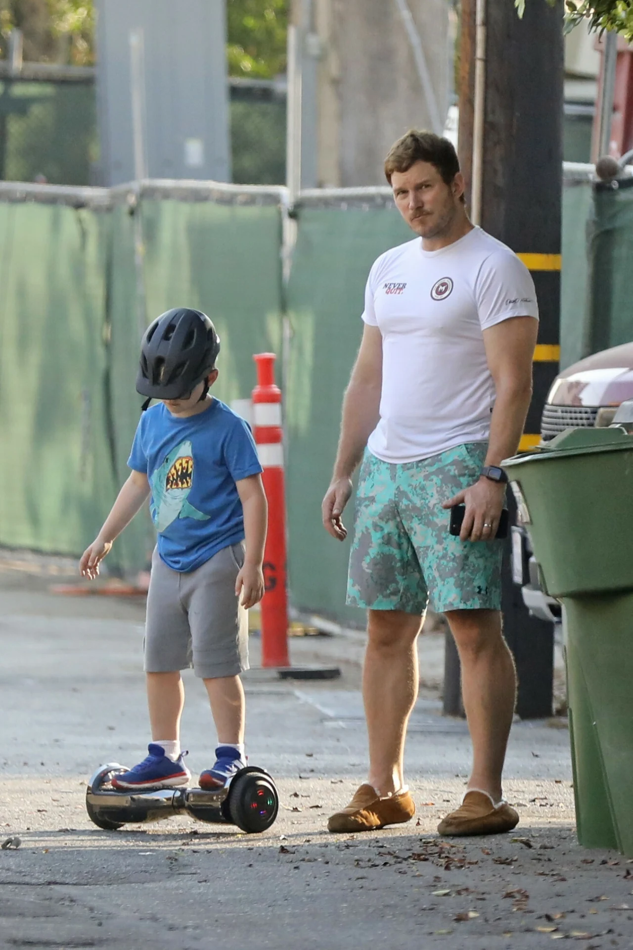 Chris Pratt z synem Jackiem