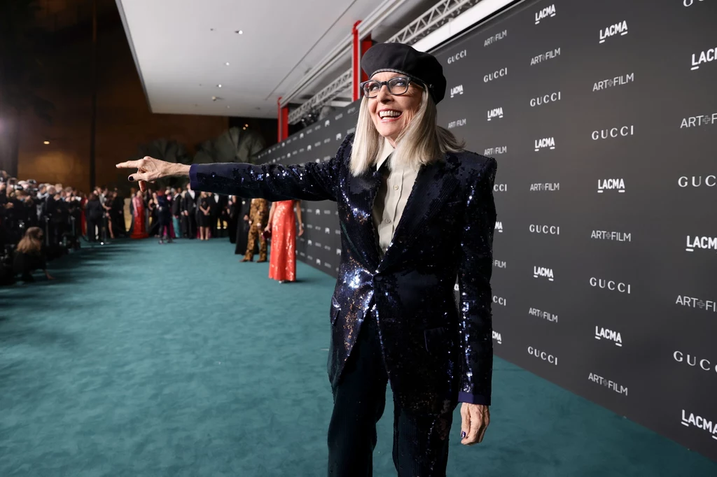 Diane Keaton była niezwykle rozbawiona poczdas gali LACMA