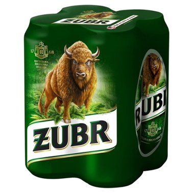 Żubr Piwo jasne 2 l (4 x 0,5 l) - 6