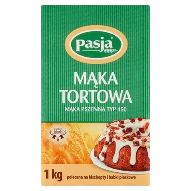 Pasja Mąka pszenna tortowa typ 450 1 kg - 0