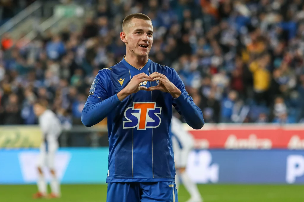 Jakub Kamiński z Lecha Poznań Jakub Kamiński z Lecha Poznań